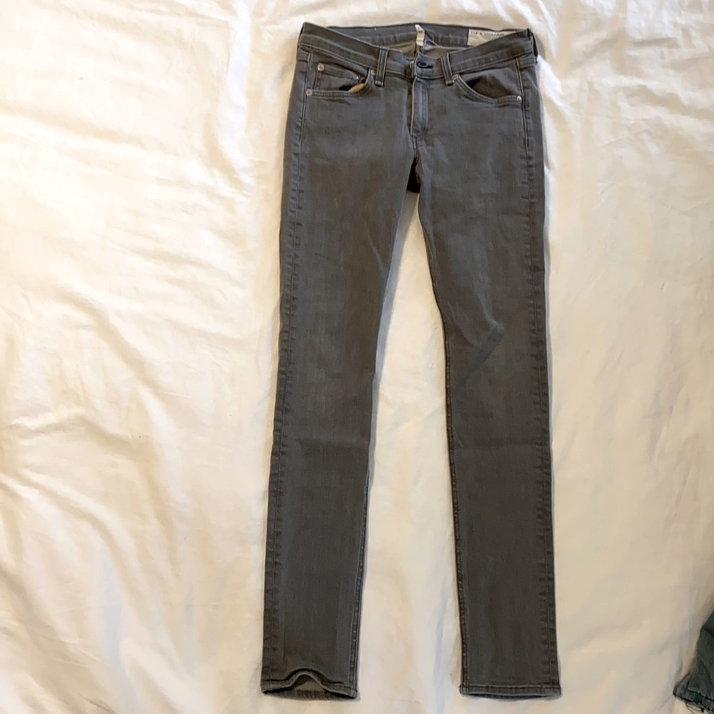 Rag & Bone grey skinny jeans